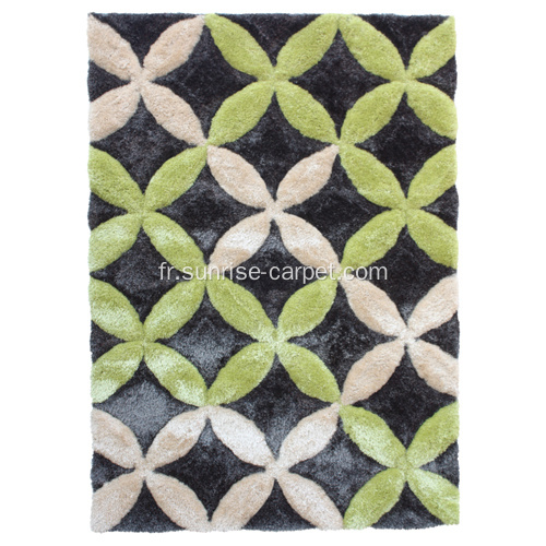 Tabel Tufted Shagy Rug avec design 3D moderne